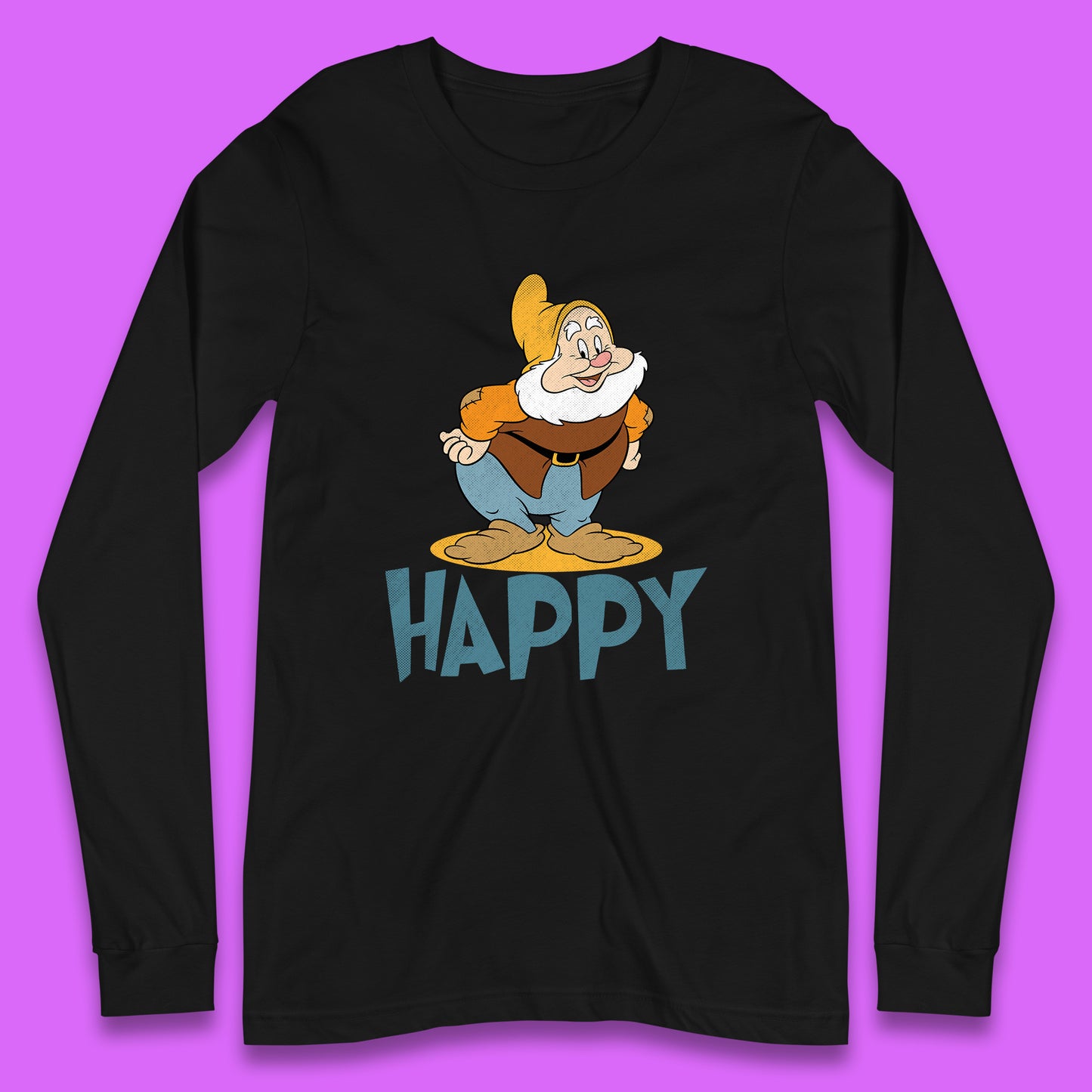 Seven 7 Dwarfs Disney Dwarfs Group Grumpy Sleepy Dopey Doc Sneezy Bashful Happy Disney Matching Outfit Disney Vacation Long Sleeve T Shirt