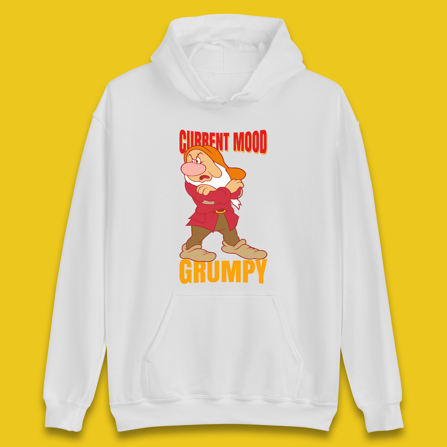 Disney Seven Dwarfs Current Mood Grumpy Bashful Sleepy Doc Dopey Sneezy Happy 7 Dwarfs Matching Disneyland Vacation Unisex Hoodie