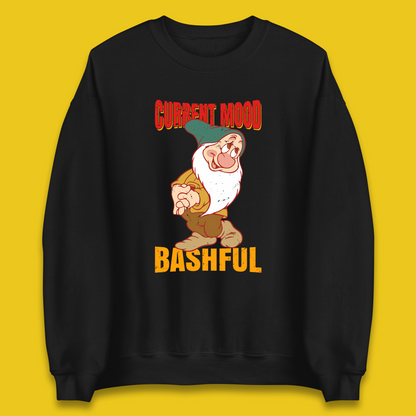 Disney Seven Dwarfs Current Mood Grumpy Bashful Sleepy Doc Dopey Sneezy Happy 7 Dwarfs Matching Disneyland Vacation Unisex Sweatshirt