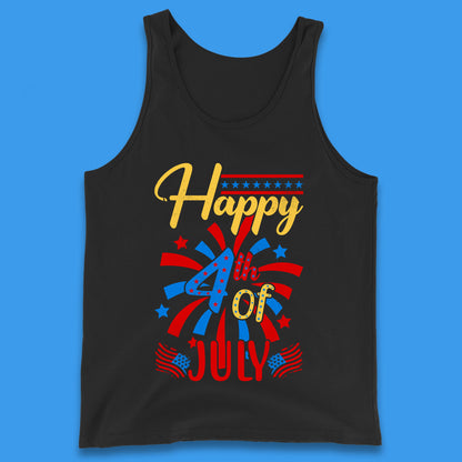 Happy 4th Of July USA Independence Day Celebration Patriotic Tank Top