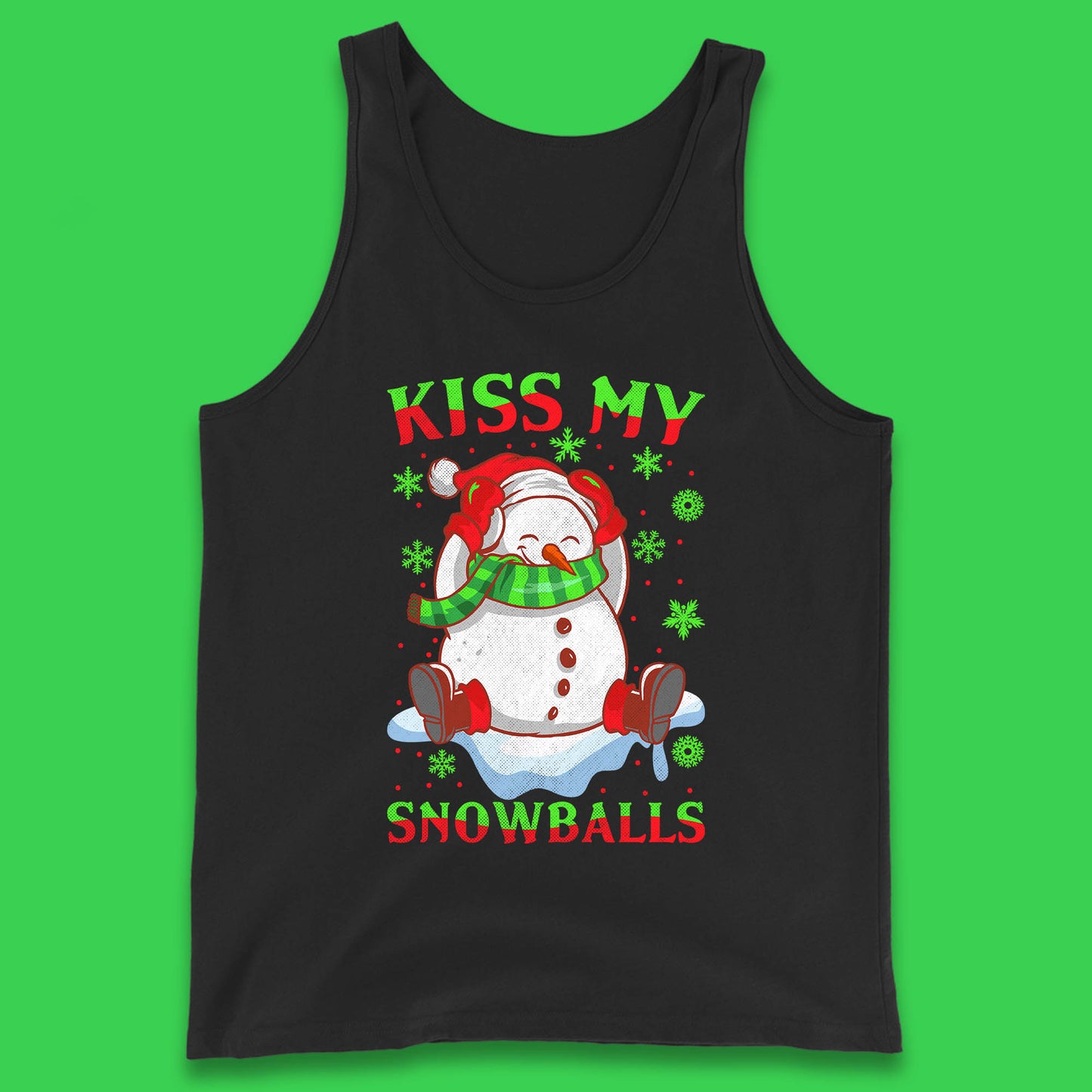 snowman tank top