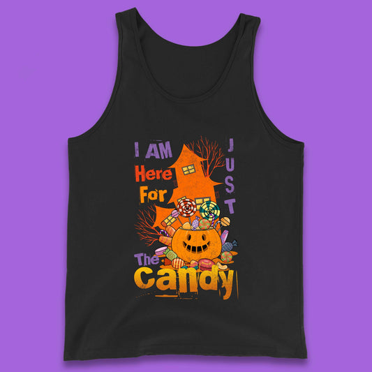 I'm Just Here For The Candy Halloween Trick Or Treat Tank Top