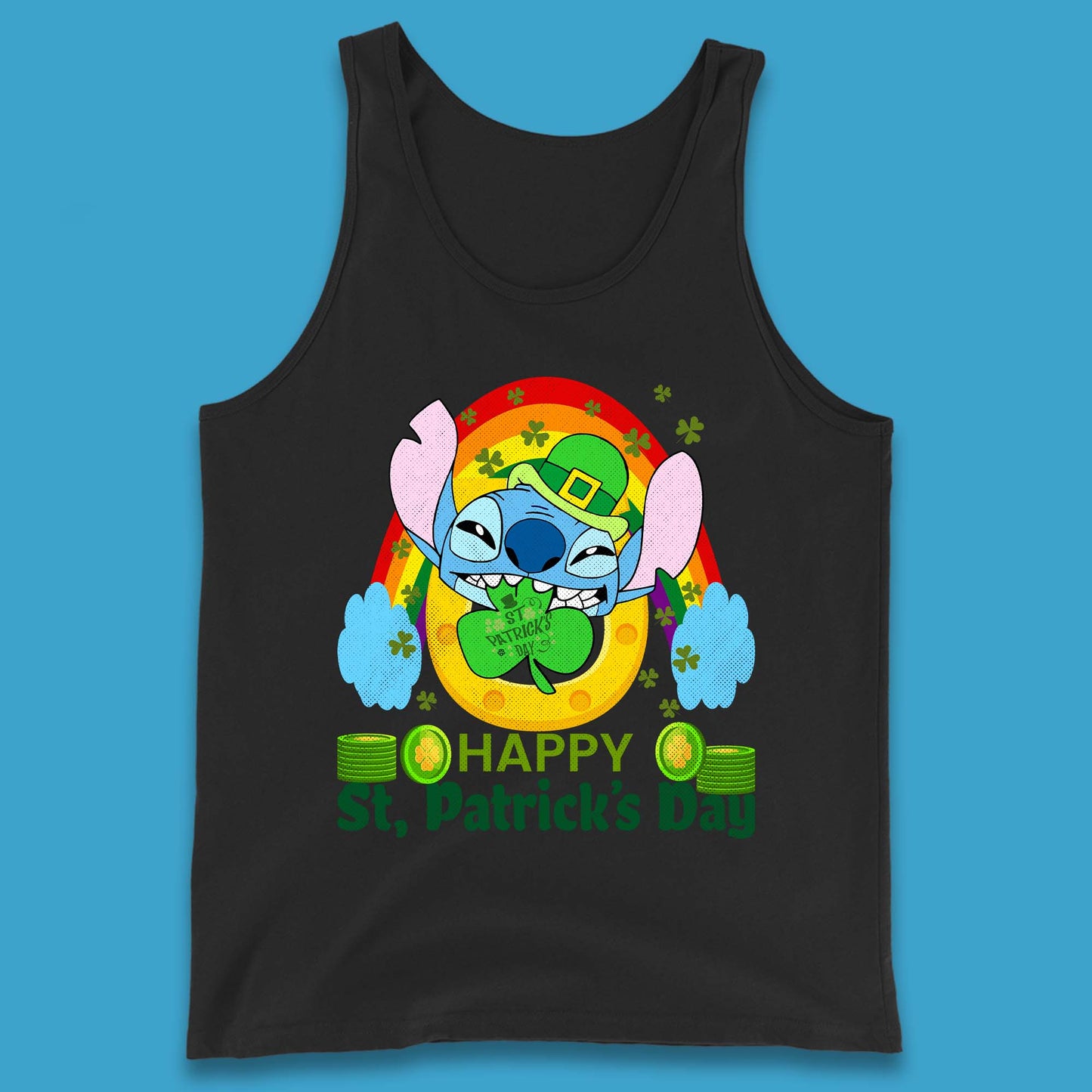 St. Patrick's Day Stitch Tank Top