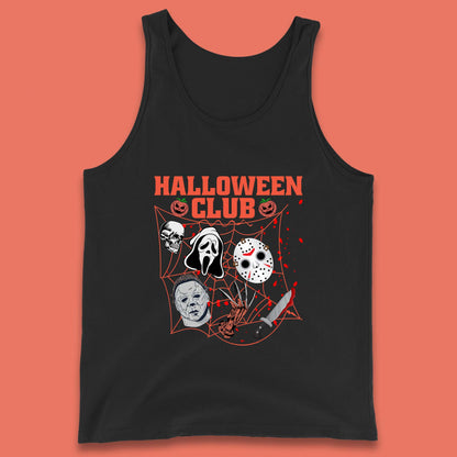 Halloween Club Horror Scary Friends Halloween Horror Movie Characters Tank Top