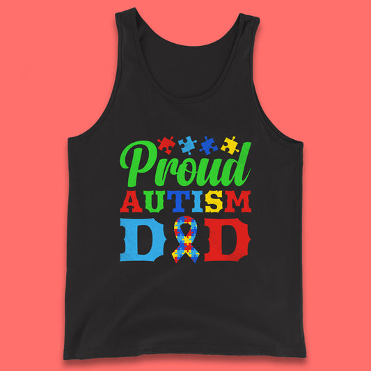 Proud Autism Dad Tank Top