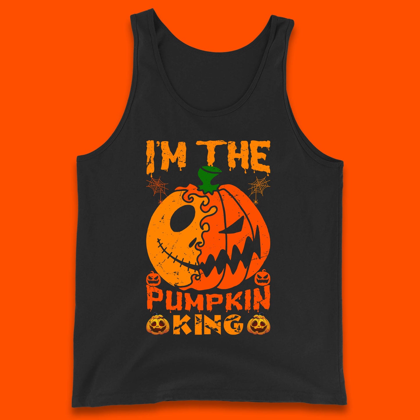 jack skellington pumpkin tank top