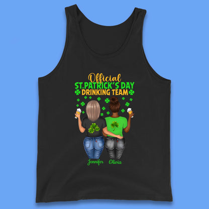 Personalised St. Patrick's Day Drinking Team Tank Top