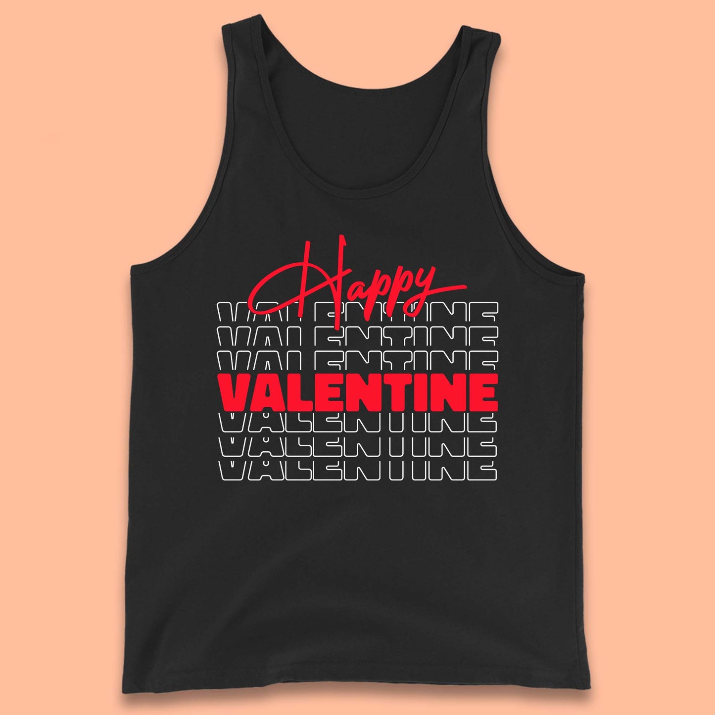 Happy Valentine Day Tank Top