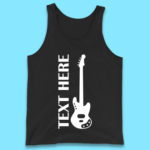 Personalised Guitarist Your Text Here Guitar Player Musician Music Lover Tank Top