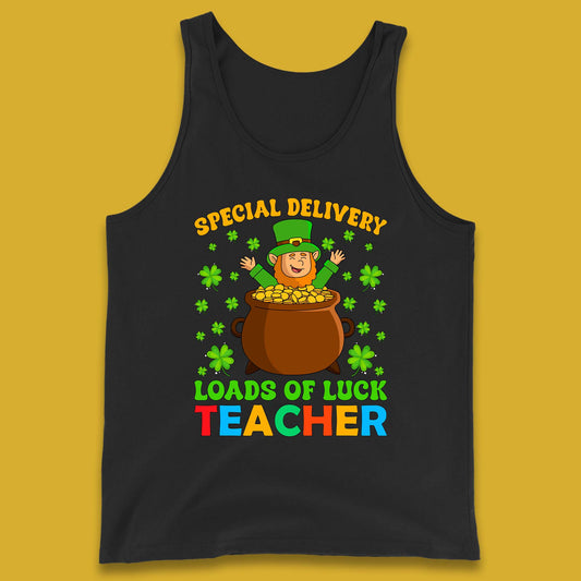 Special Delivery Loads Of Luck Teacher Tank Top