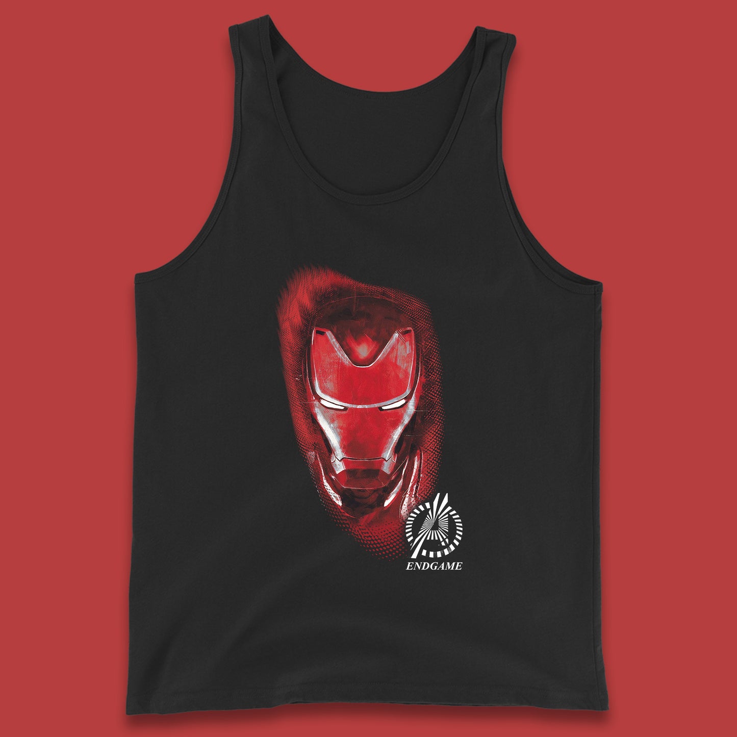 Marvel Avengers Iron Man Portrait Superhero Avengers Endgame Comic Book Character Iron-Man Marvel Comics Tank Top