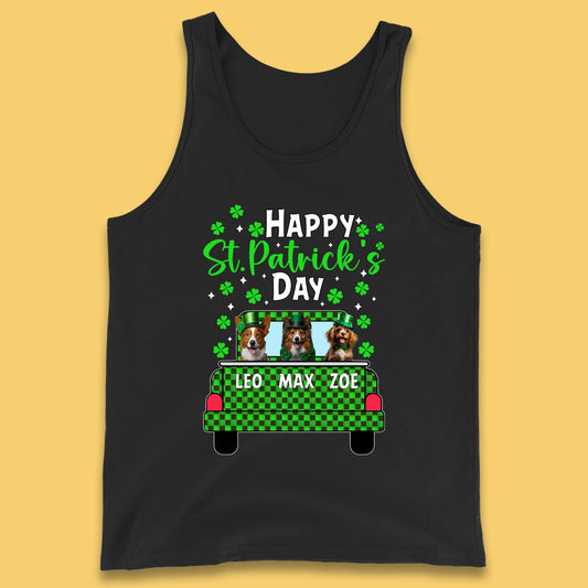 Personalised Dog St. Patrick's Day Tank Top