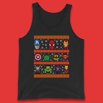 Avengers Superhero Christmas Tank Top