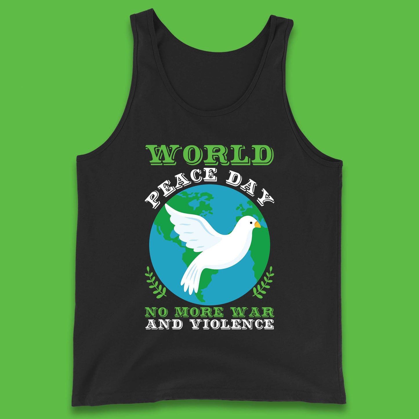 World Peace Day No More War And Violence Human Rights Stop War Tank Top