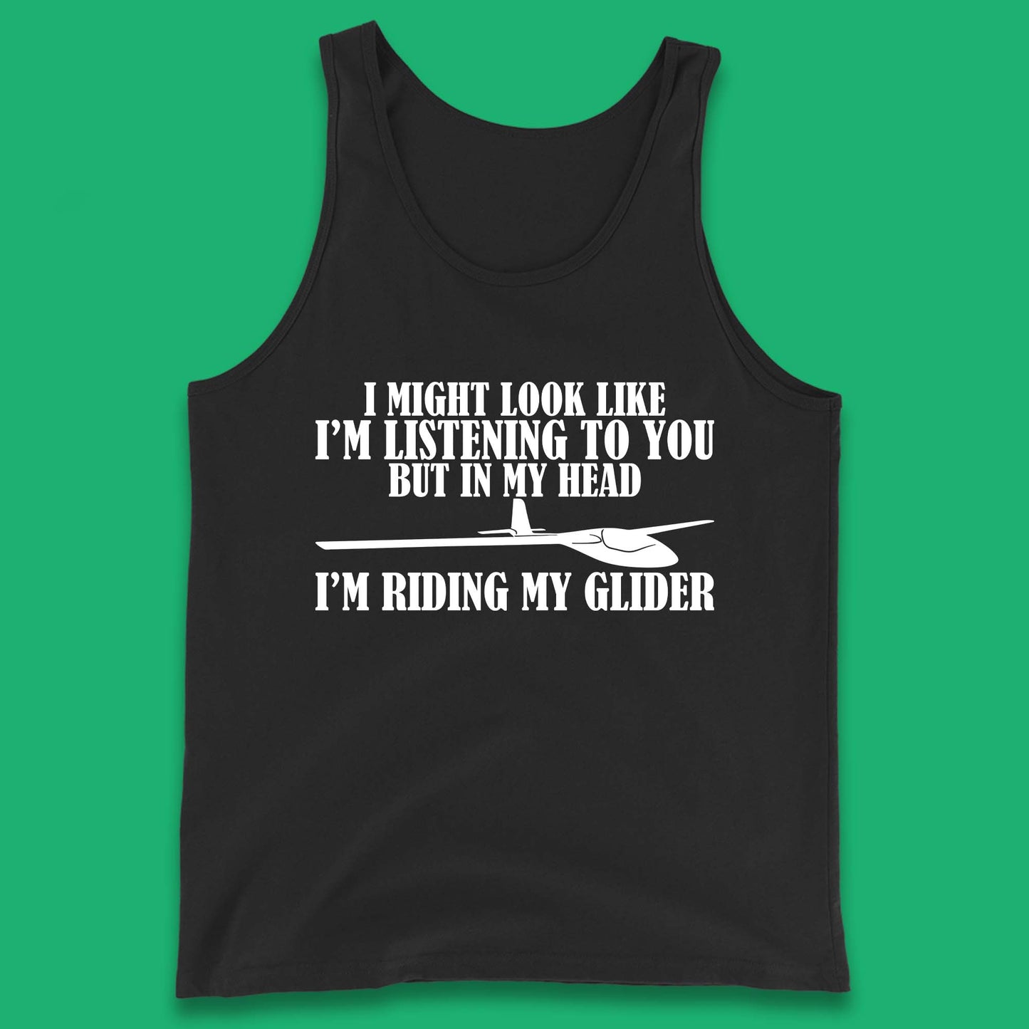 In My Head I'm Riding My Glider Tank Top