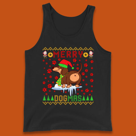 Merry Dogmas Christmas Tank Top