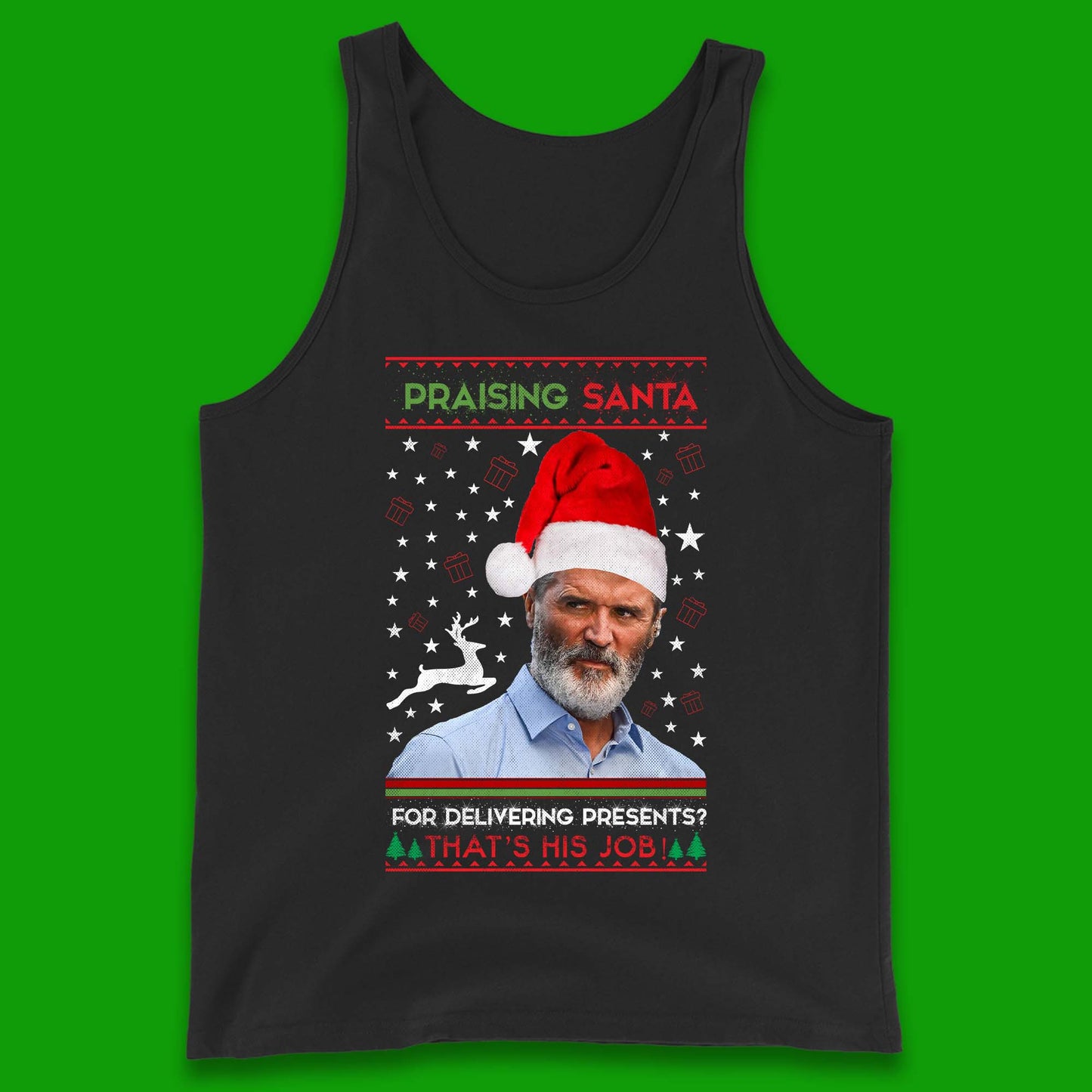 roy keane christmas tank top