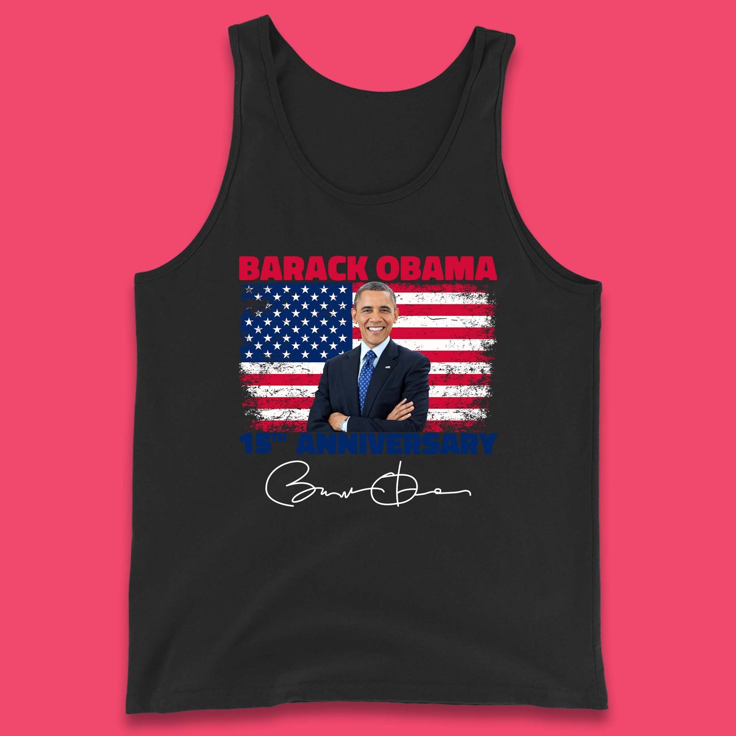 Barack Obama 15th Anniversary Tank Top