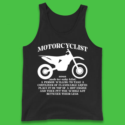 Motorcyclist Definition Tank Top