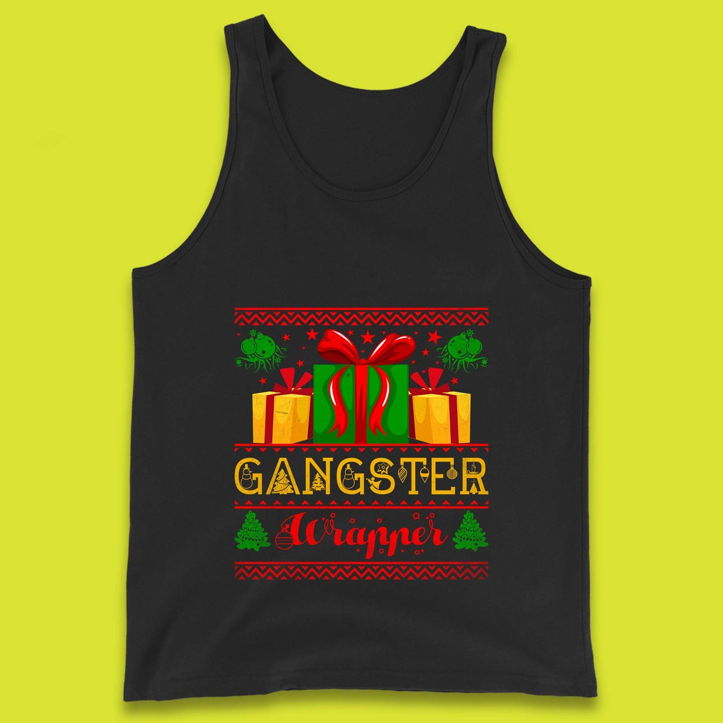 gangster wrapper tank top