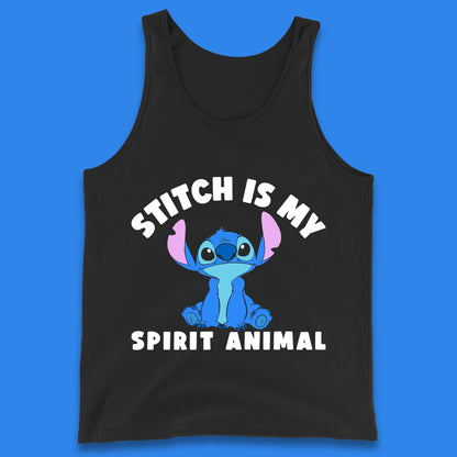 Stitch Is My Spirit Animal Disney Spirit Lilo & Stitch Cartoon Character Ohana Stitch Lover Tank Top