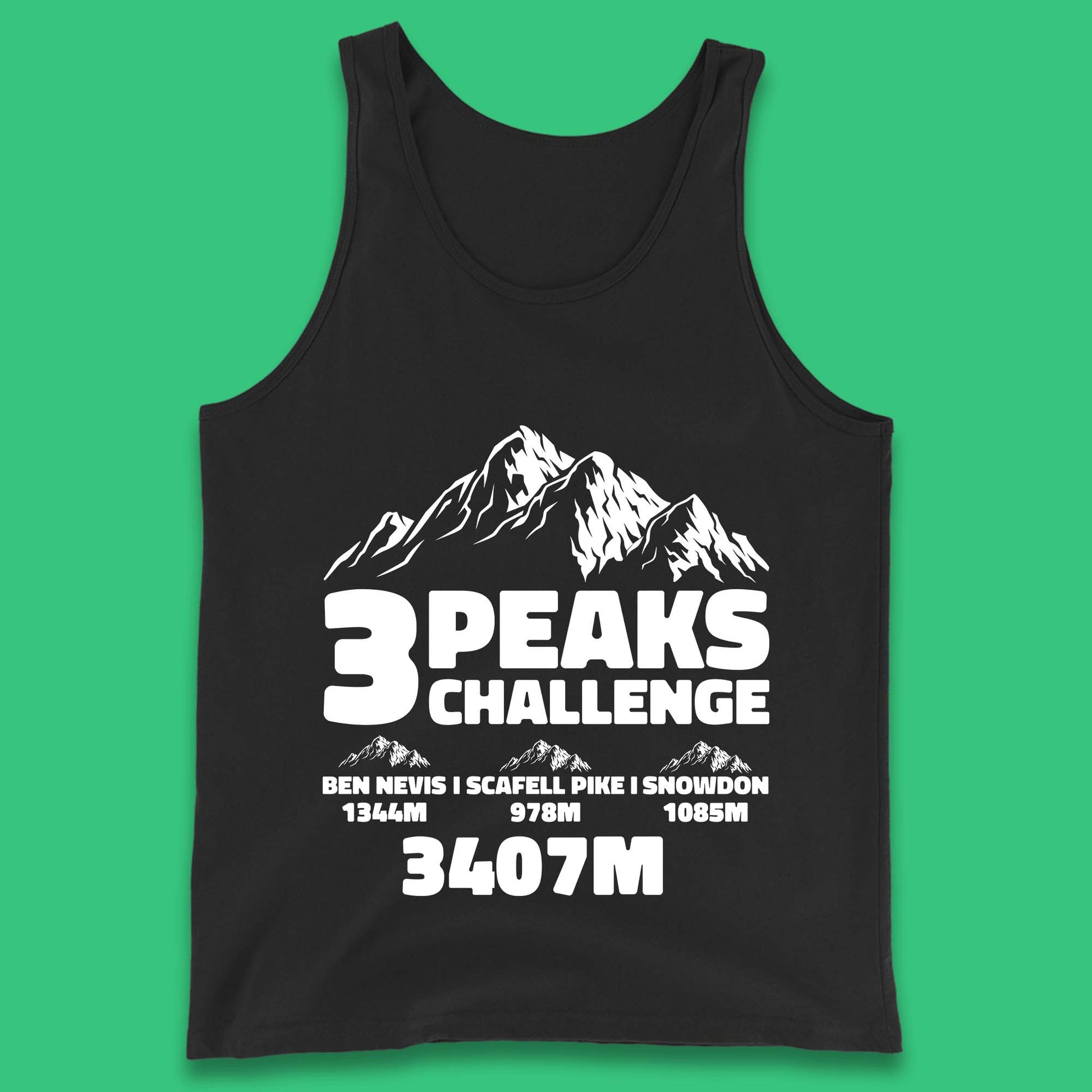 3 Peaks Challenge Hiking T Shirt