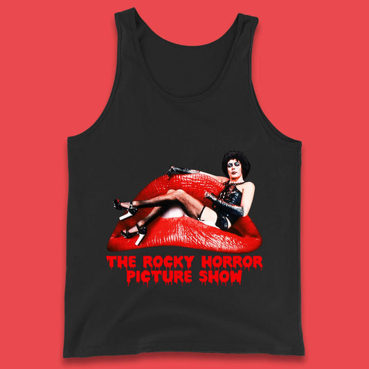 The Rocky Horror Show Halloween Horror Movie Red Lips Tank Top