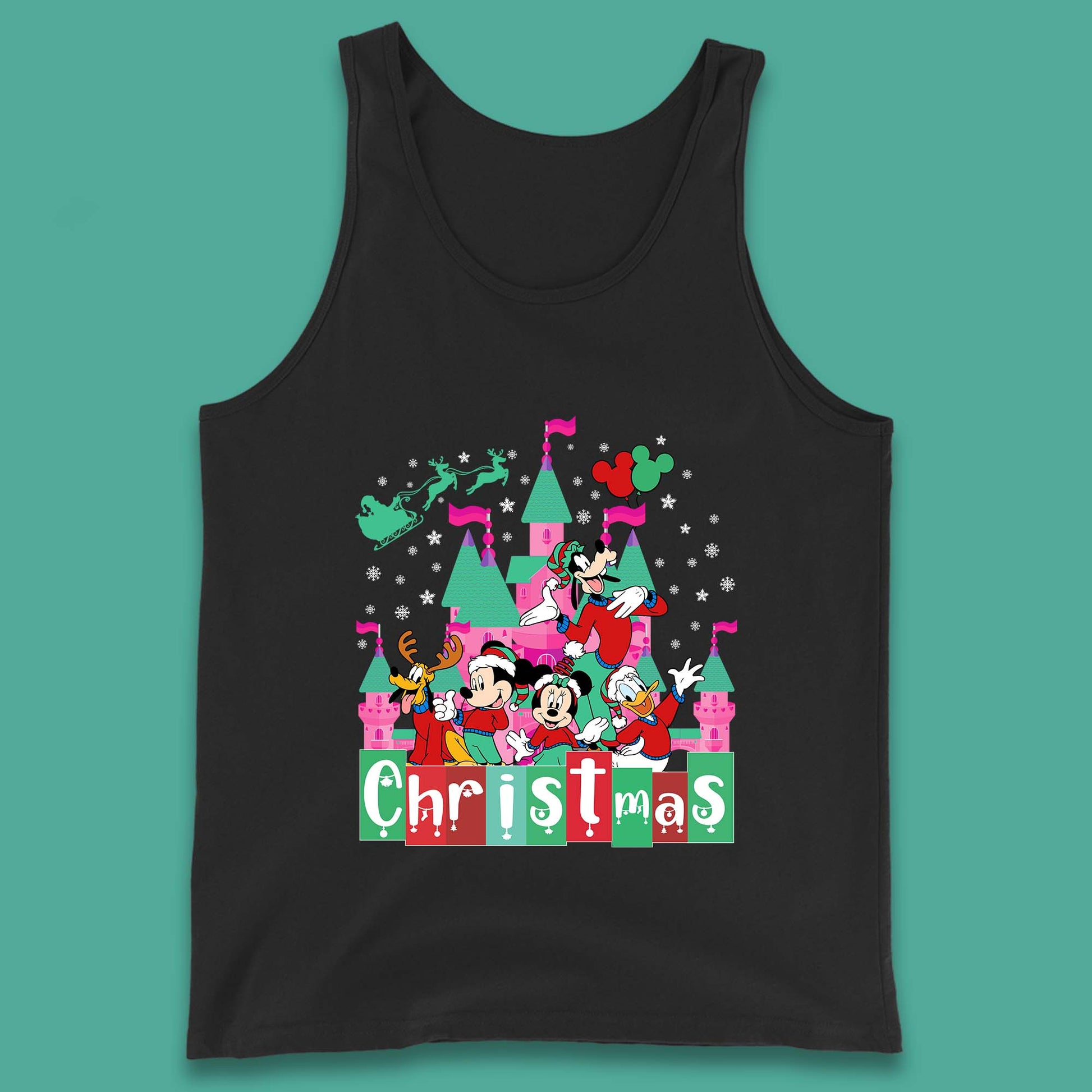 christmas disneyland tank top