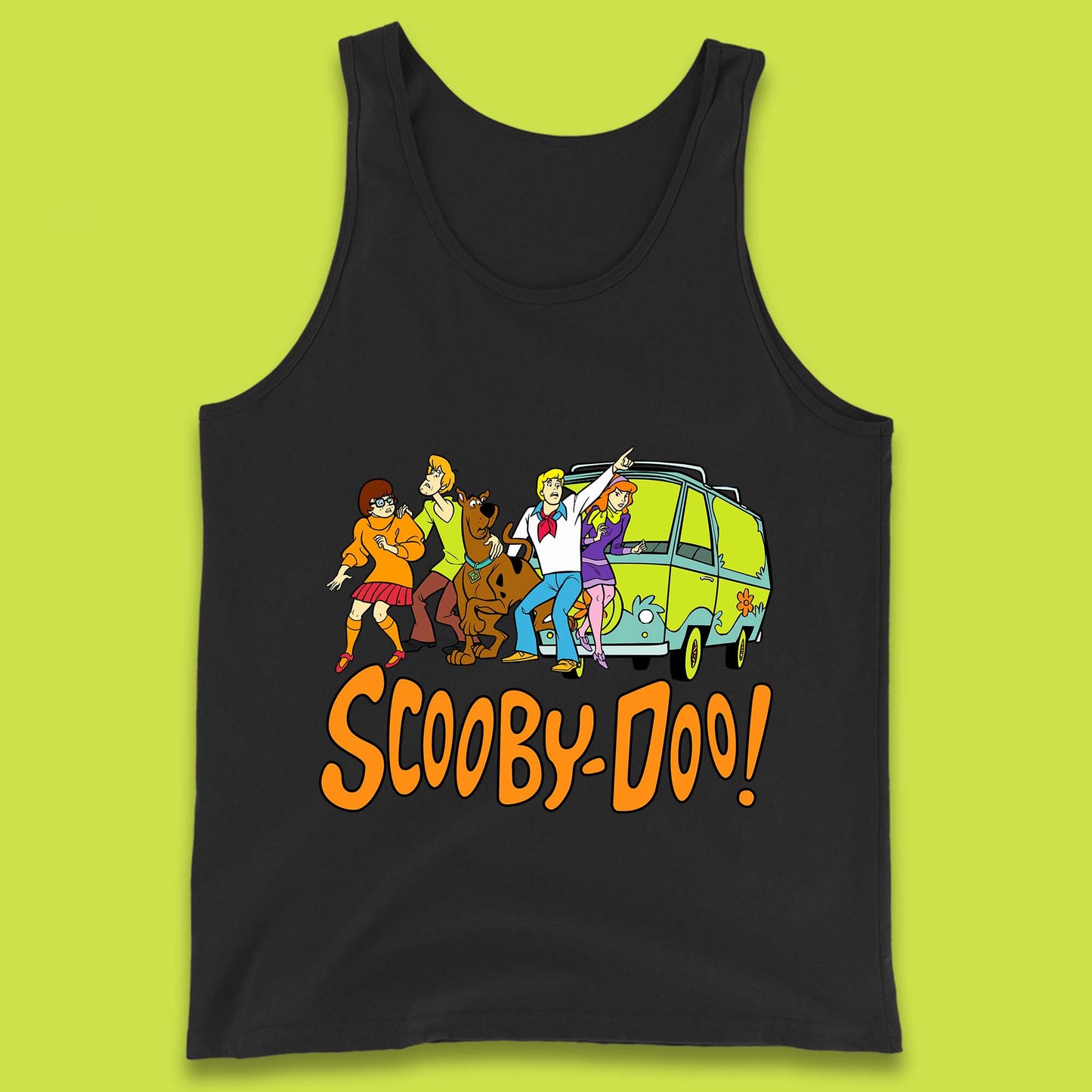 Halloween Scooby Doo & Gang Horror Van Scary Mystery Machine Tank Top