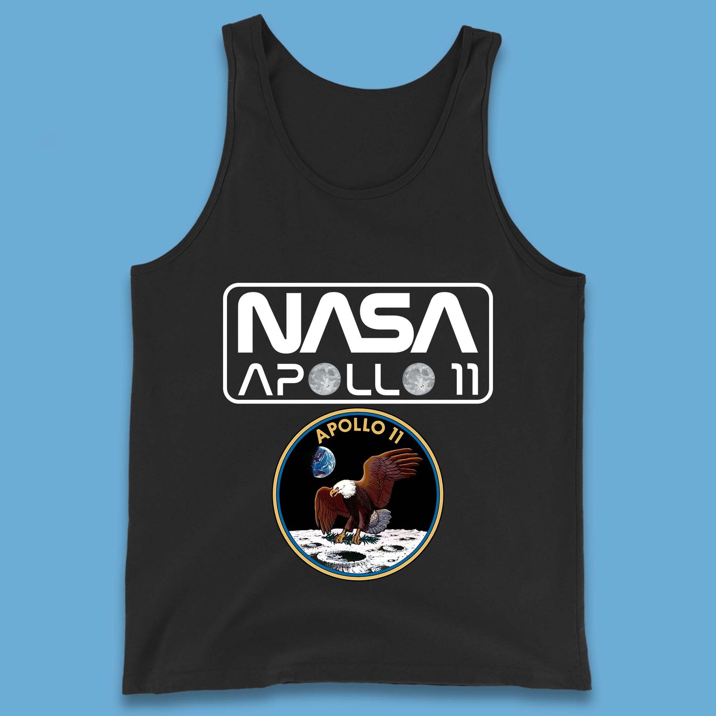 Nasa Apollo 11 First Lunar Landing Moon Rocket Astronomy Tank Top