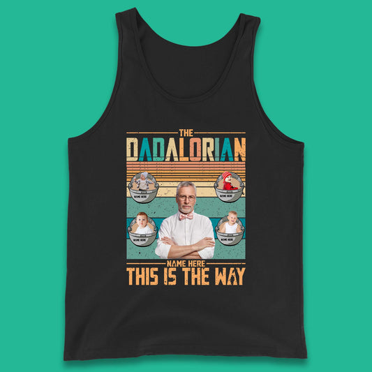 Personalised The Dadalorian Tank Top