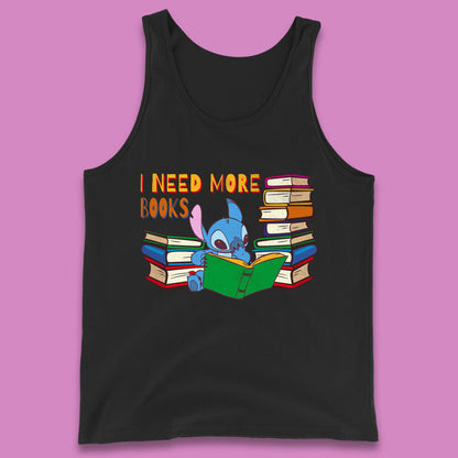 Stitch Reading A Book Tank Top