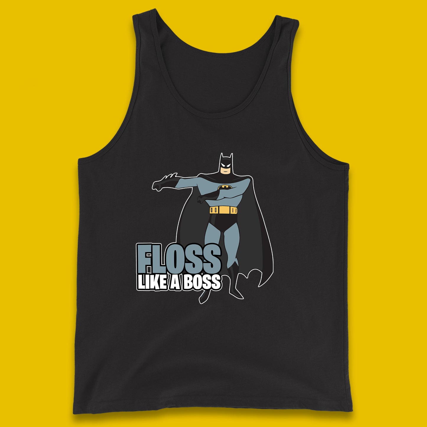 Batman Floss Like A Boss DC Comics Action Adventure Superheros Movie Character Tank Top