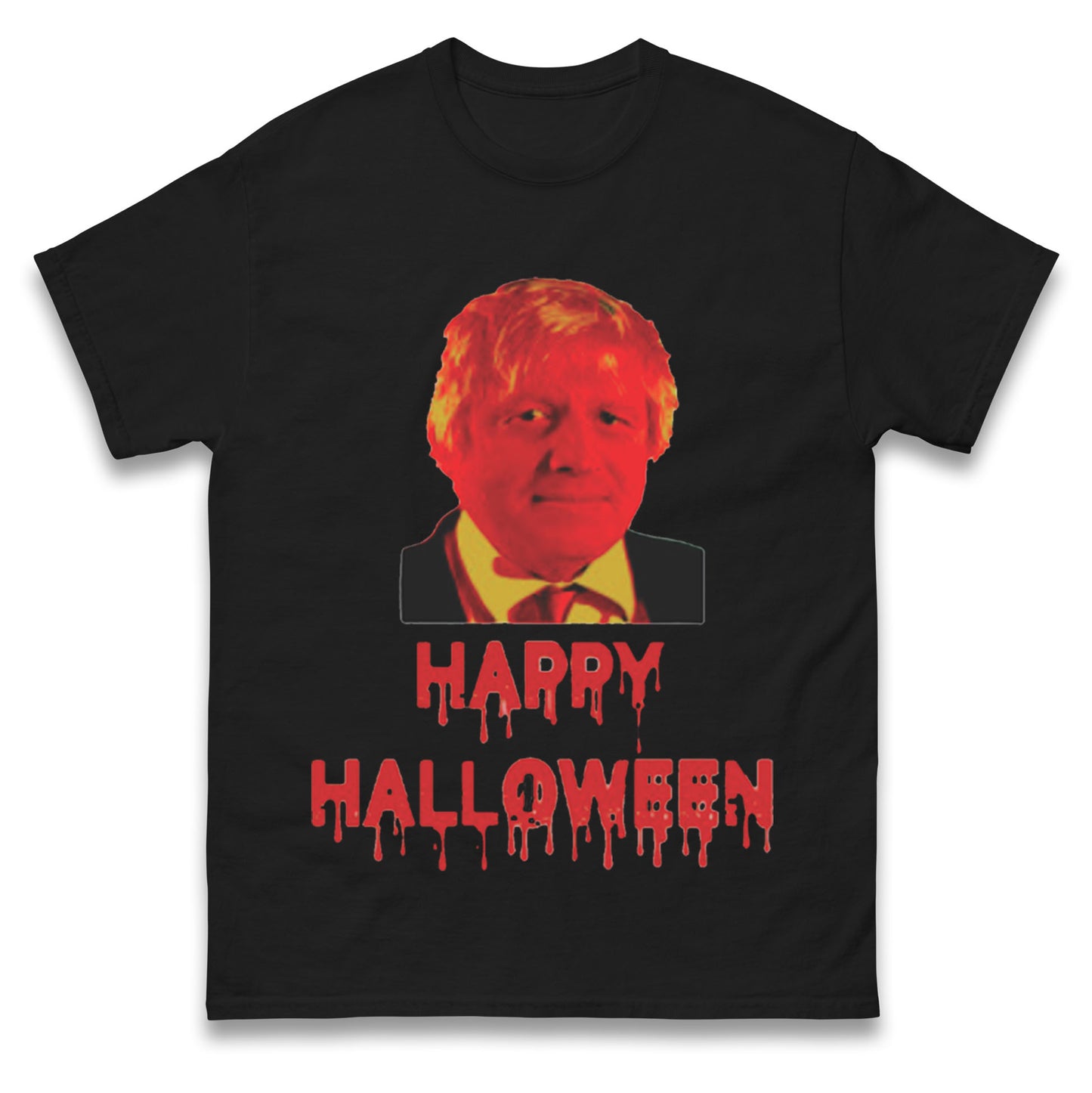 Boris Johnson Happy Halloween T Shirt
