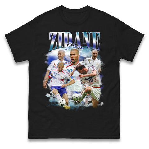 Zinedine Zidane Mens Tee Top