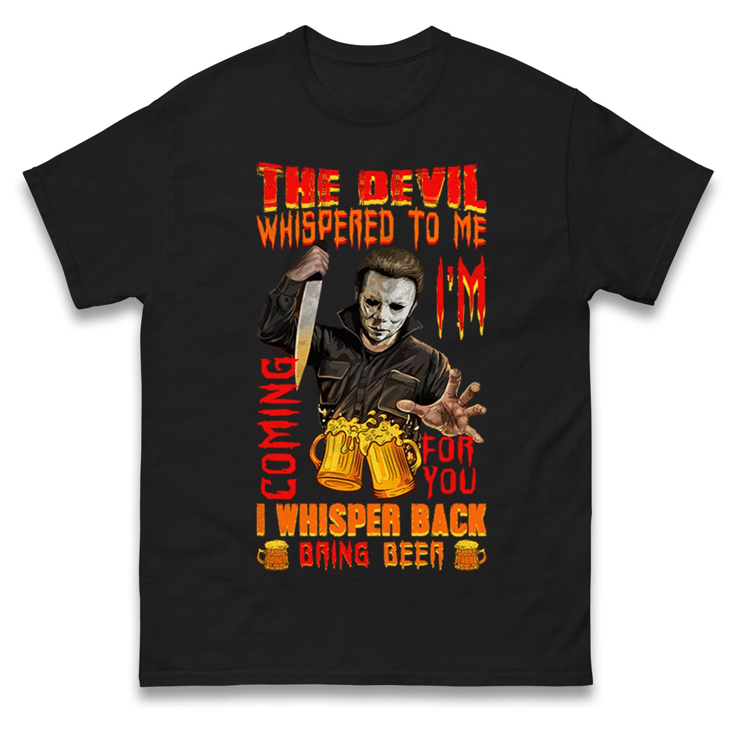 Michael Myers Haunted Halloween t shirts
