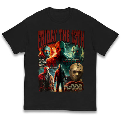 Jason voorhees Friday The 13th Halloween Bootleg Kids T Shirt