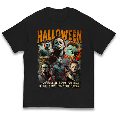 Michael Myers Scary Halloween Bootleg Kids T Shirt