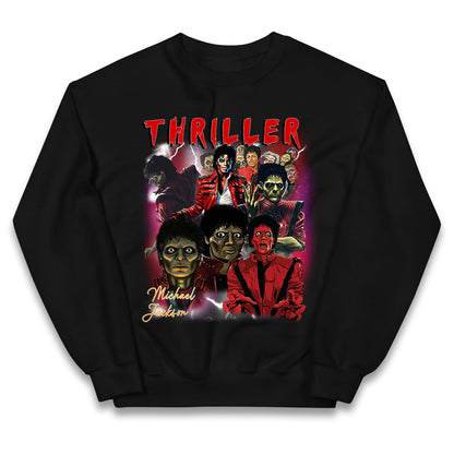 Michael Jackson Thriller Halloween Bootleg Kids Jumper