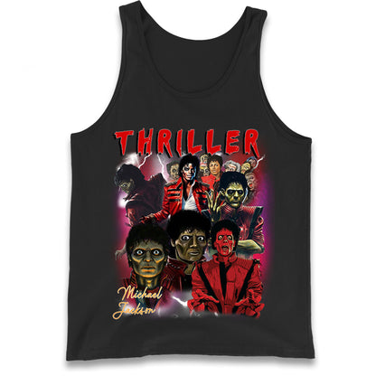 Michael Jackson Thriller Halloween Bootleg Tank Top