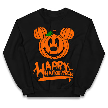 Mickey Mouse Pumpkin Happy Halloween Kids Jumper