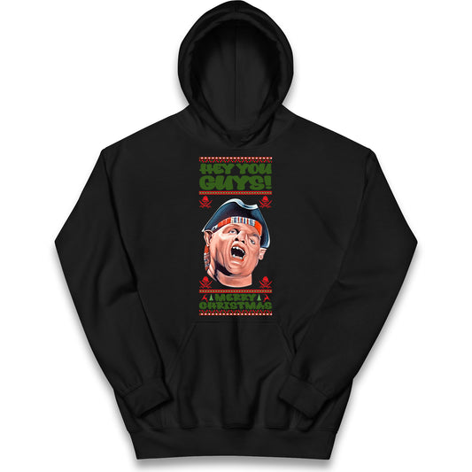 Merry Christmas Sloth The Goonies Kids Hoodie