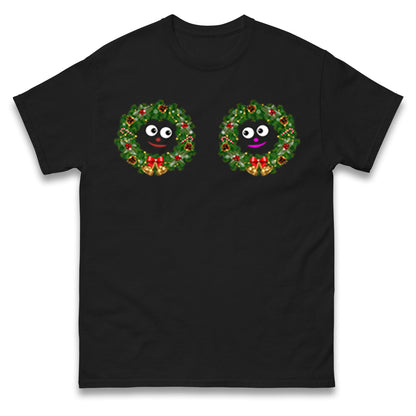 Christmas Decoration Rings Smiley Funny T Shirt