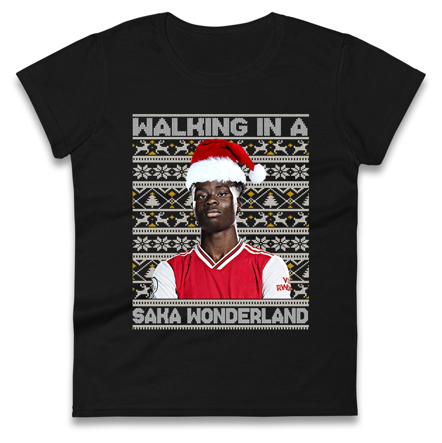 bukayo saka christmas women's top