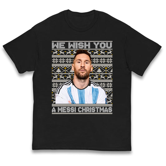 lionel messi christmas t shirt