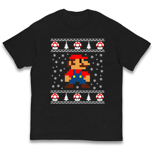 super mario christmas t shirt