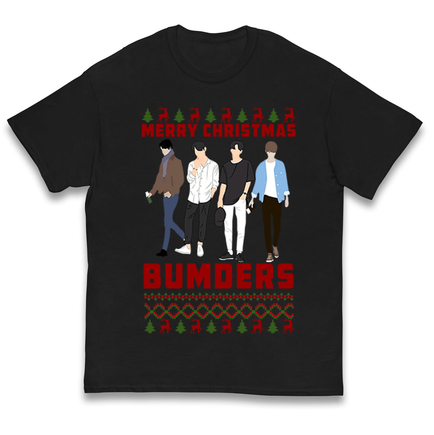 Merry Christmas Bumders The Inbetweeners Kids T Shirt