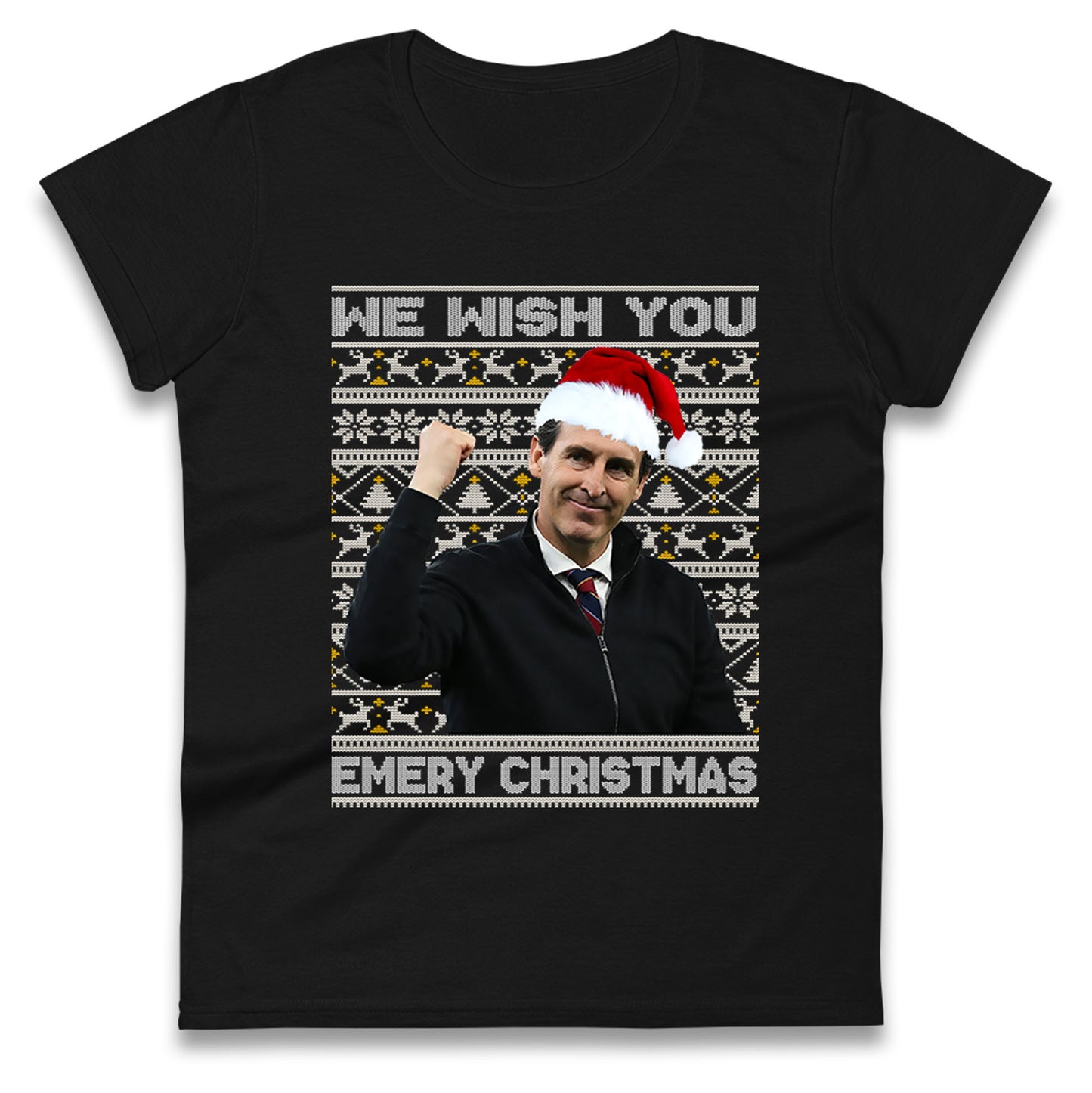 unai emery christmas womens t shirt