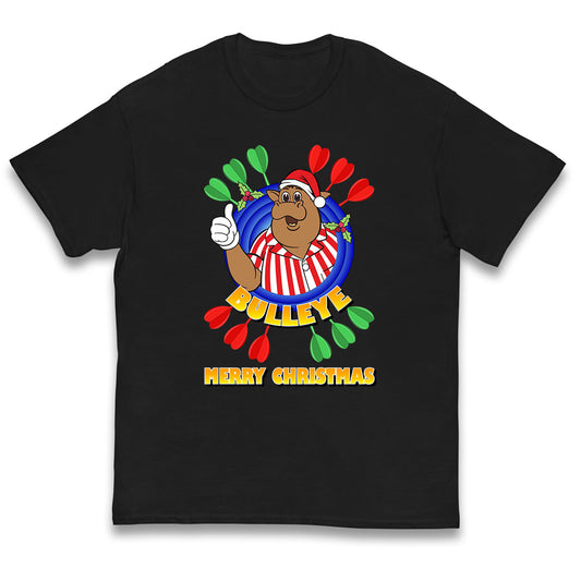 bullseye dartboard christmas t shirt