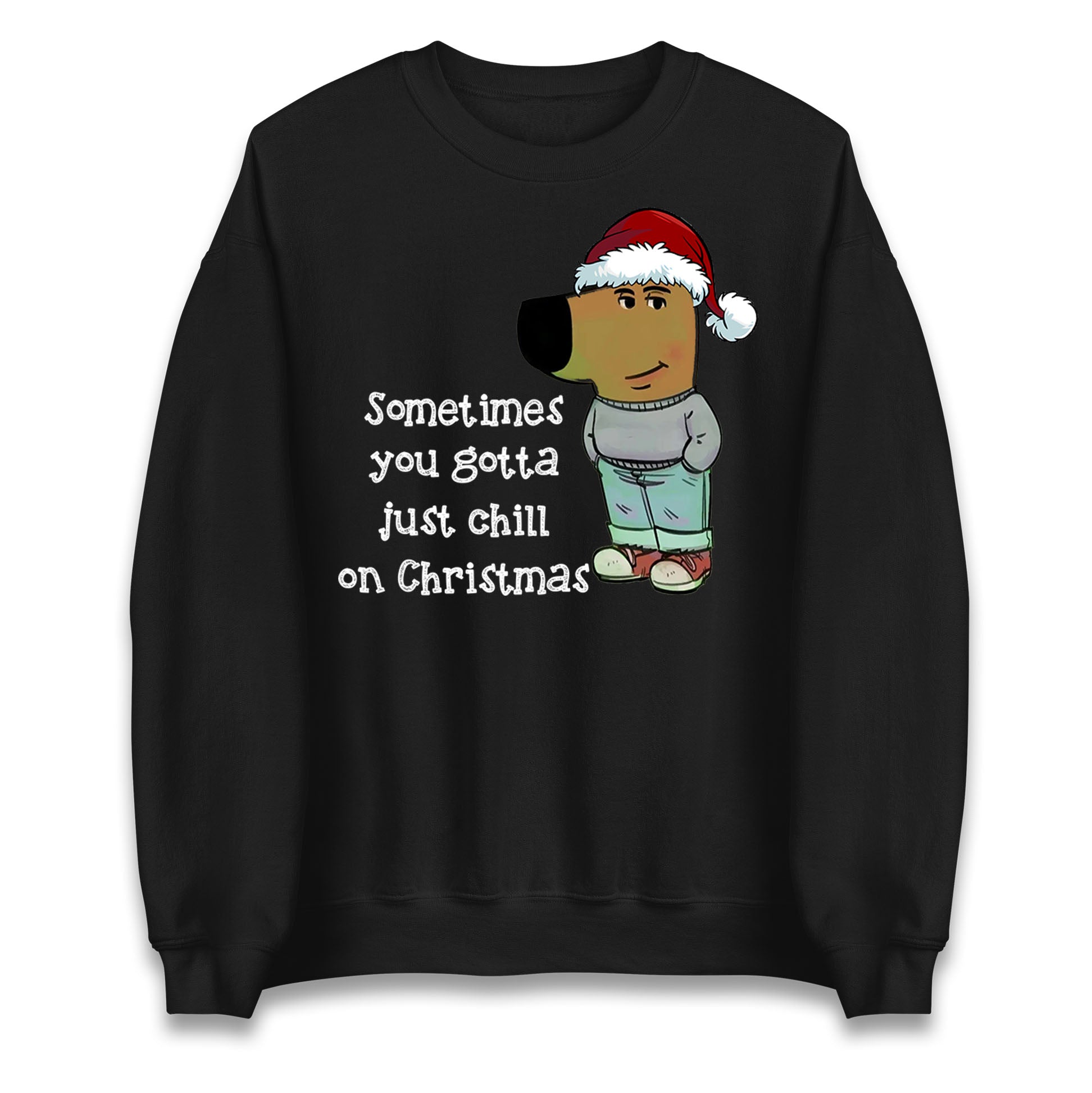 christmas chill guy sweatshirt